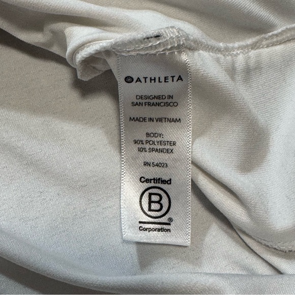 Athleta Pacific Baja UPF White Jacket Size Large Lightweight Zip-Up Hoodie - Picture 5 of 11